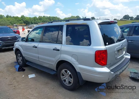 2003 Honda Pilot Ex-L из США, поврежденный, VIN 2HKYF18693H580498